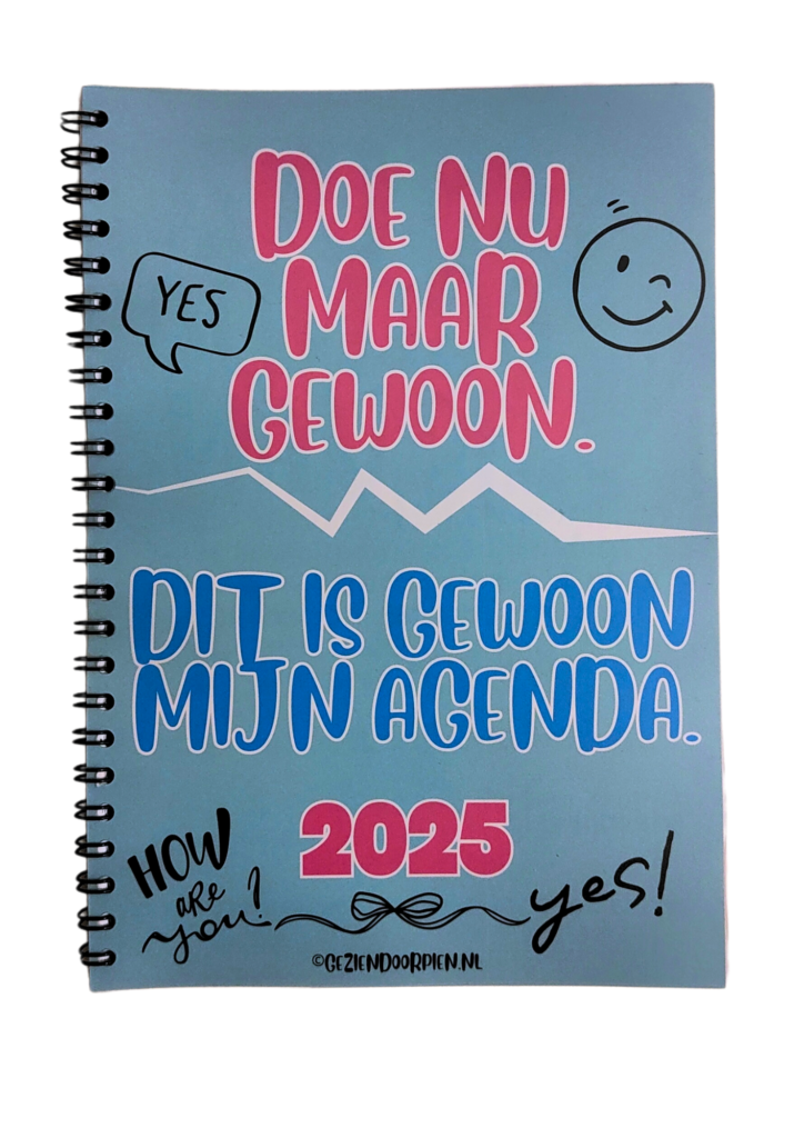 ''Doe nu maar Gewoon'' 2025 GeziendoorPien Agenda!